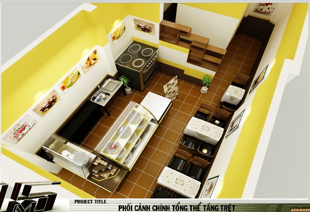 Thiết kế nội ngoại thất nhà hàng cafe