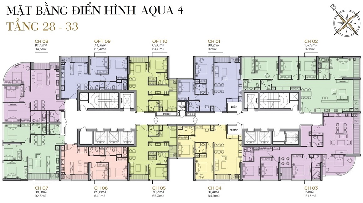 Mat bang Aqua 4 Ba Son 4