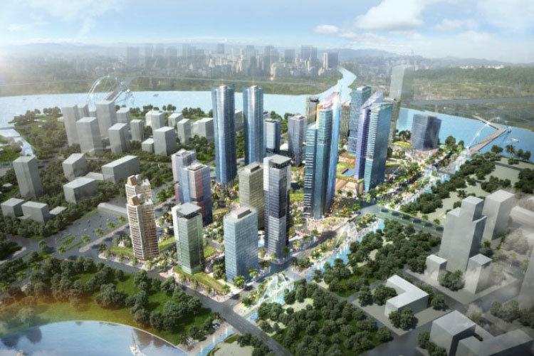 phoi canh du an eco smart city