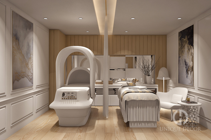 thiet ke spa