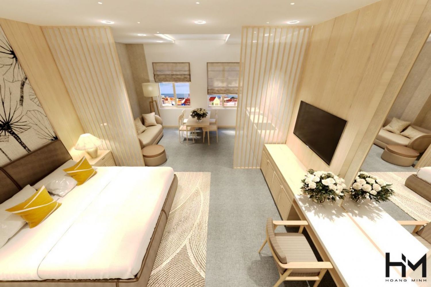 thiết kế nội thất khách sạn