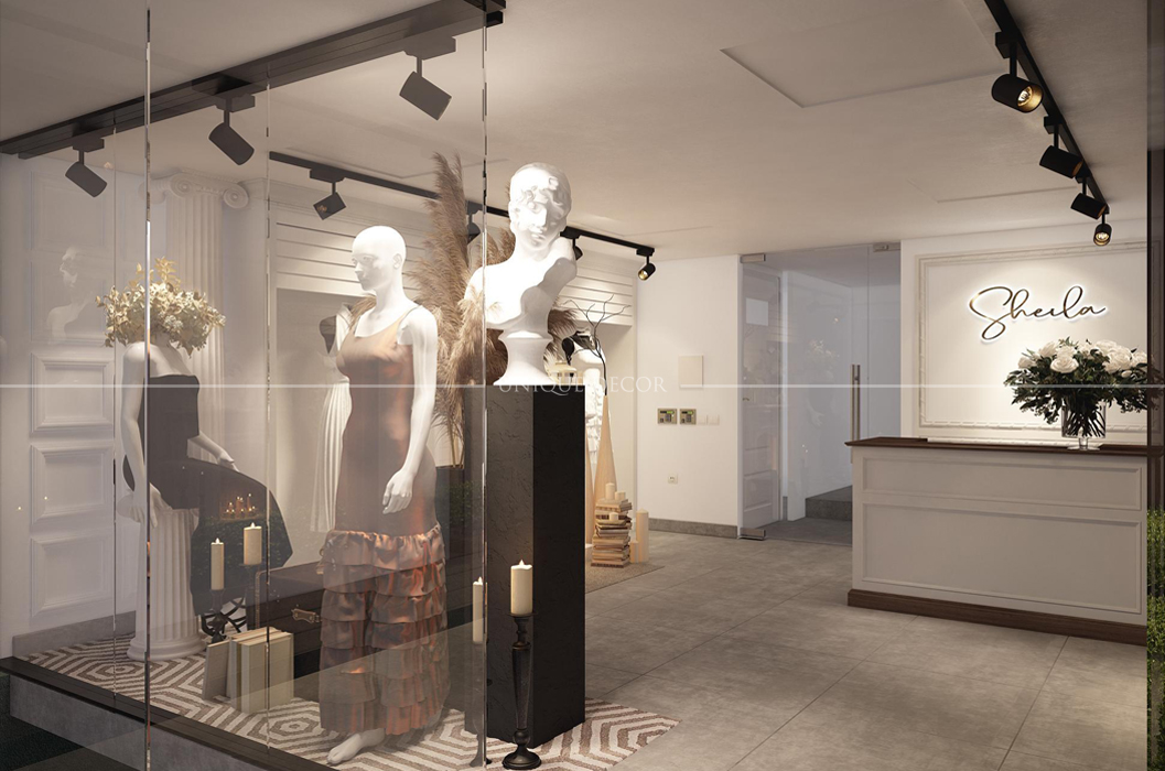 thiet ke noi that showroom