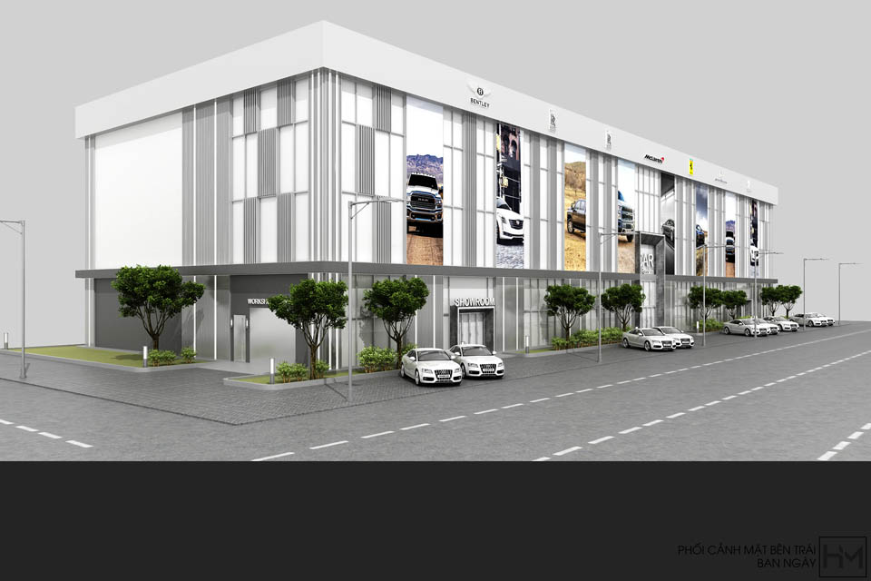 thiet ke showroom
