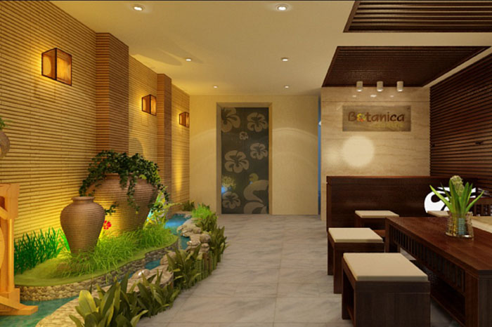 trang tri spa nho dep