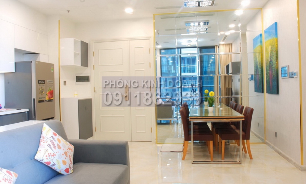 Vinhomes Golden River bán Aqua 2 căn hộ số 1 68m2 2 phòng ngủ view sông