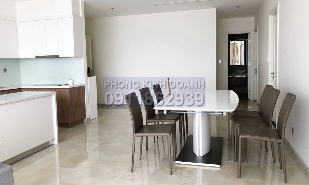 Cho thuê Vinhomes Golden River tầng 32 A2 nội thất full 3 phòng ngủ view sông