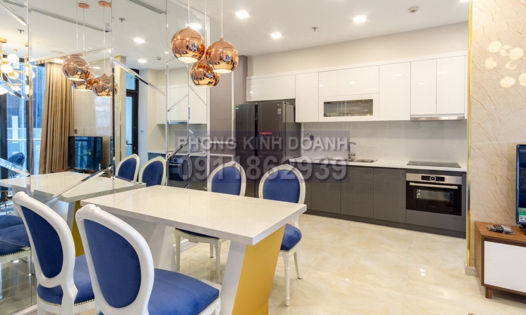 Vinhomes Golden River bán Aqua 1 căn hộ số 6 74m2 2 phòng ngủ view sông