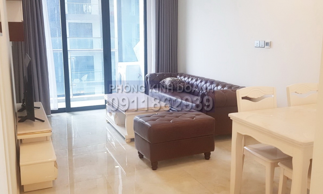 Vinhomes Golden River Ba Son cho thuê lầu 26 A1 full nội thất 1 phòng view L81