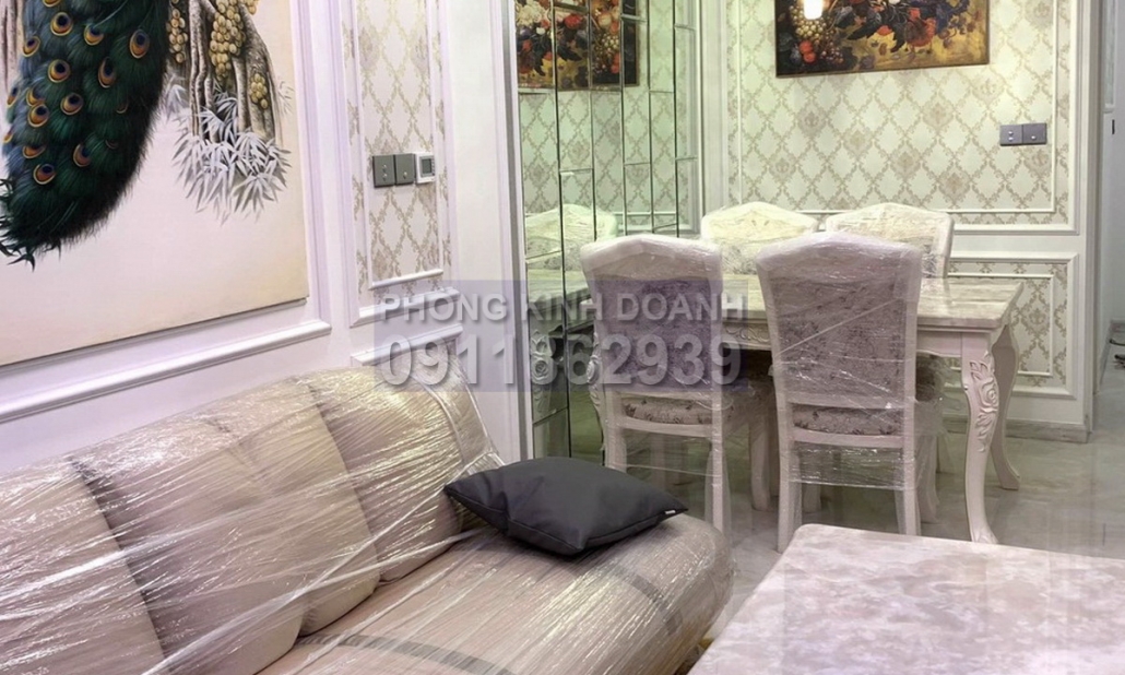 Cho thuê Vinhomes Golden River lầu 35 A1 nội thất xịn 1 phòng ngủ view sông