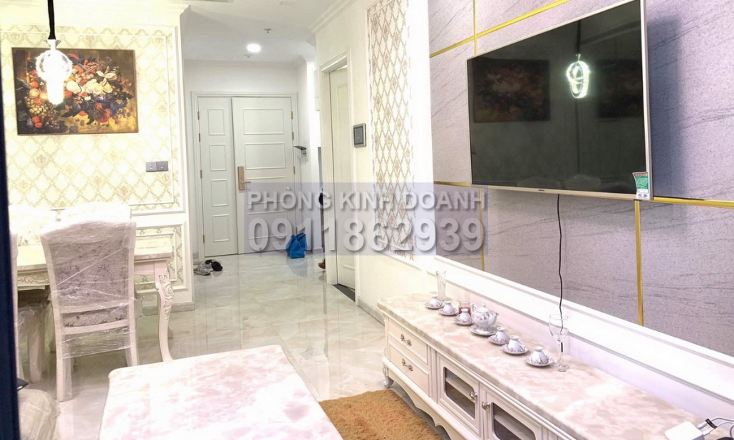 Cho thuê Vinhomes Golden River lầu 35 A1 nội thất xịn 1 phòng ngủ view sông