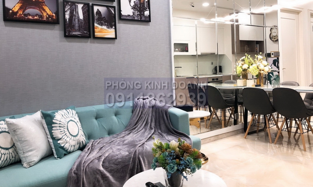 Cho thuê căn hộ Vinhomes Golden River lầu 36 A2 1 phòng ngủ đẹp view sông