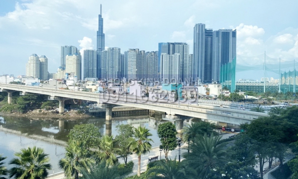 Vinhomes Golden River cho thuê lầu 2 A4 đầy đủ nội thất 2 phòng ngủ view L81