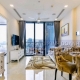 Vinhomes Golden River cho thuê lầu 18 A4 đủ nội thất 2 phòng ngủ view Bitexco