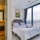 Vinhomes Golden River cho thuê lầu 18 A4 đủ nội thất 2 phòng ngủ view Bitexco