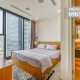 Căn hộ Vinhomes Golden River cho thuê tầng 20 A3 nhà đẹp 2 phòng view L81
