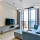 Vinhomes Golden River Ba Son cho thuê lầu 30 A2 nội thất full 1 phòng view L81